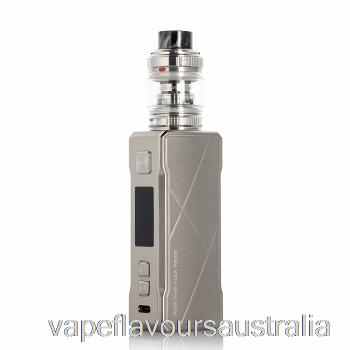 Vape Nicotine Australia FreeMaX MAXUS 100W Starter Kit Silver